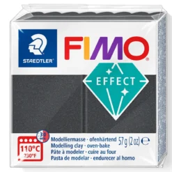 Fimo effect metallic modelleire 57 g – steel grey 91