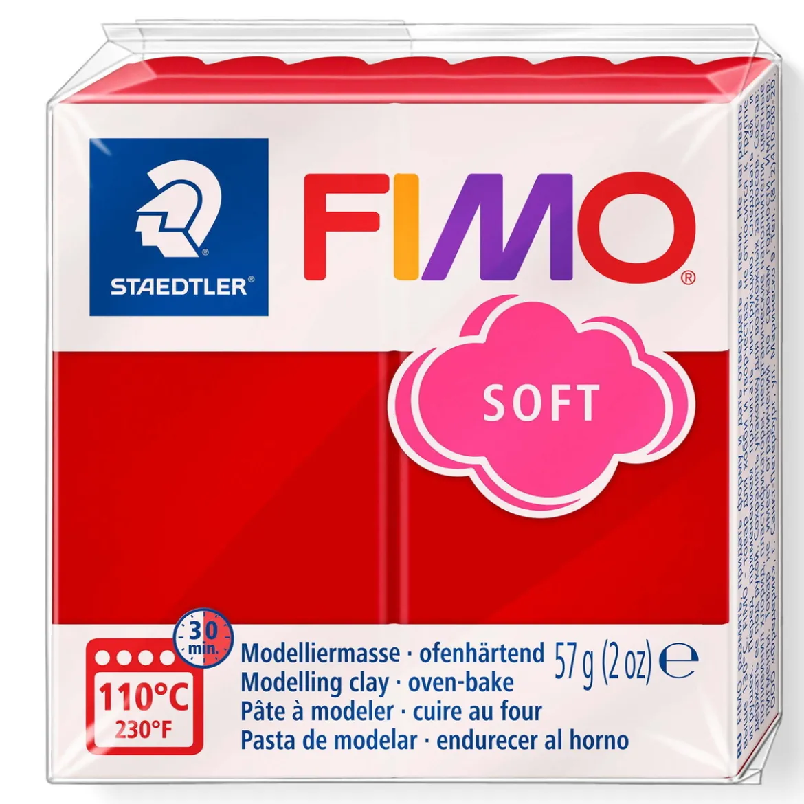 Fimo Soft 57 g Christmas Red
