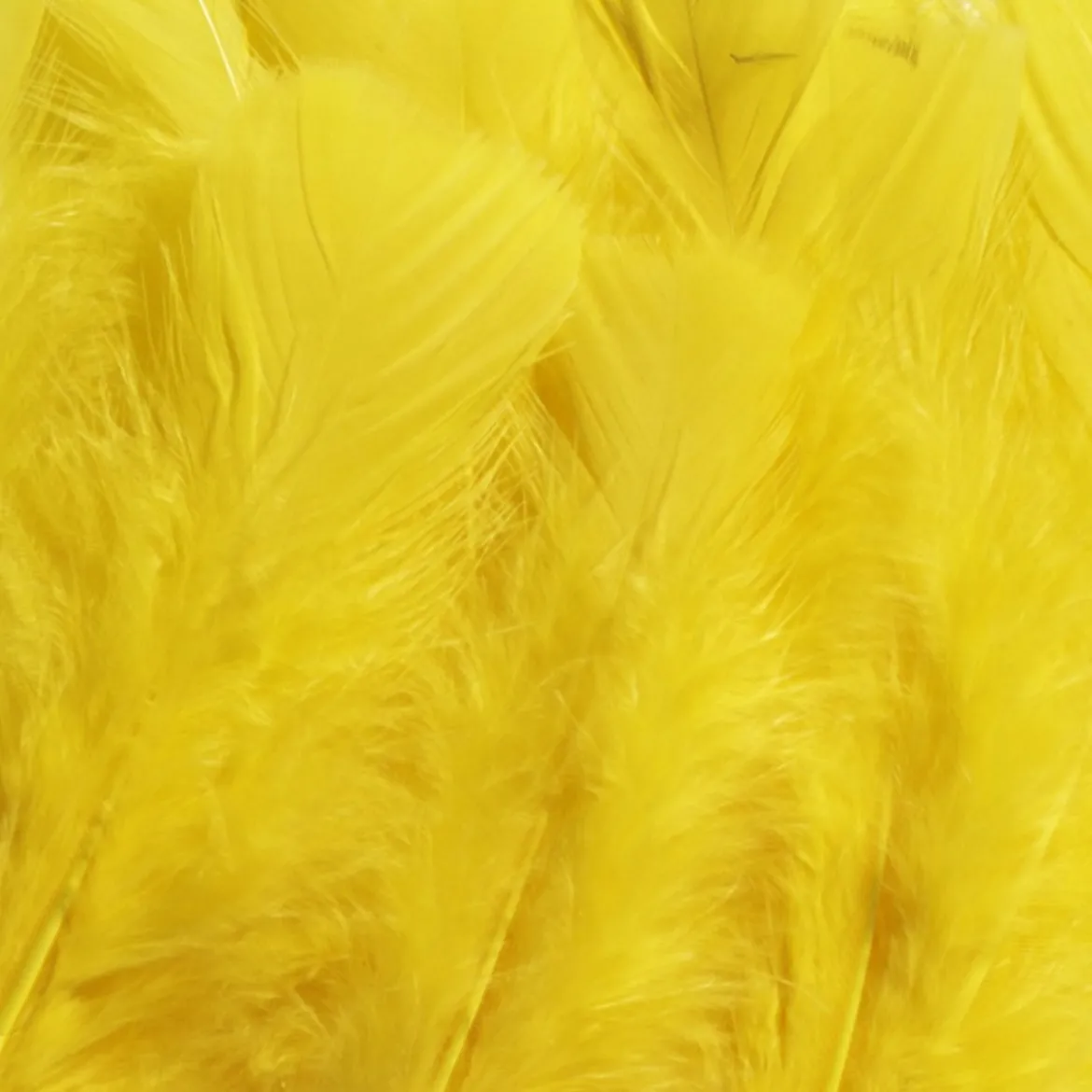 Fjær m ståltråd Gule 5x3 stk