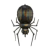 Folieballong metallicglinsende edderkopp, uhyggelig ballong til halloween! 61×101 cm