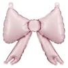 Folieballong 5-pakning rosa sløyfer 25,5×25 cm
