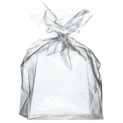 Foliert gavepose liten, transparent 20 stk. Mål: 10×7×20 cm