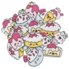 Funky Foam Kawaii og søt mat, 60 stykker selvklebende dekorgummi. 20–40×40 mm