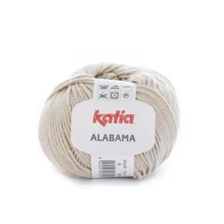 Garn Alabama 50 g lysebeige