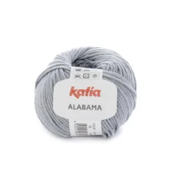 Garn Alabama 50 g mørkegrå
