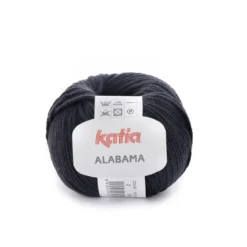 Garn Alabama 50 g svart