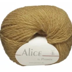 Garn Alice 50 g currygul
