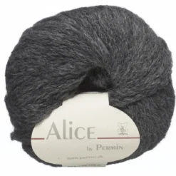 Garn Alice 50 g mellomgrå
