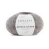 Garn Alpaca silver 25 g brun