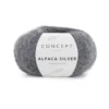Garn Alpaca silver 25 g m.grå