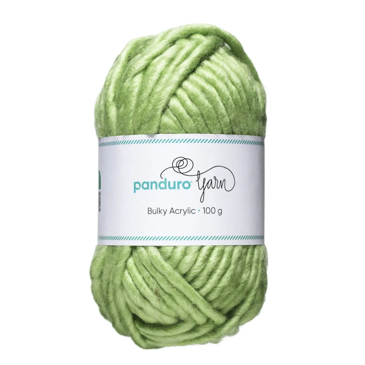 Garn Bulky Acrylic 100 g lysegrønn – et tykt garn som gir resultater raskt