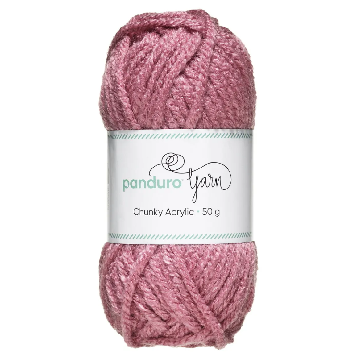 Garn Chunky Acrylic 50 g gammelrosa