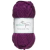 Garn Chunky Acrylic 50 g mørkelilla