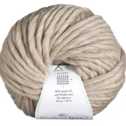 Garn Chunky Wool 100g beige