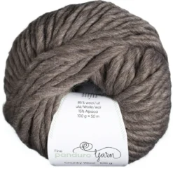 Garn Chunky Wool 100g moldvarp