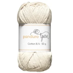 Garn Cotton 8/4 50g Beige