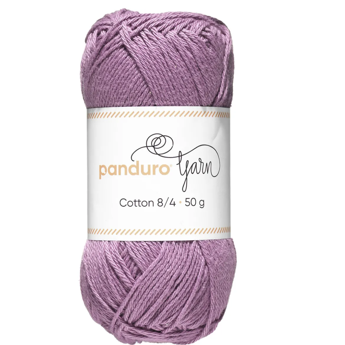 Garn Cotton 8/4 50g Lilla