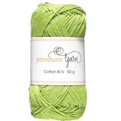 Garn Cotton 8/4 50g Lysgrønt