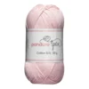 Garn Cotton 8/4 50 g lys rosa