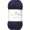Garn Cotton 8/4 50g Mørkblått