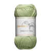 Garn Cotton 8/4 50 g pastellgrønn
