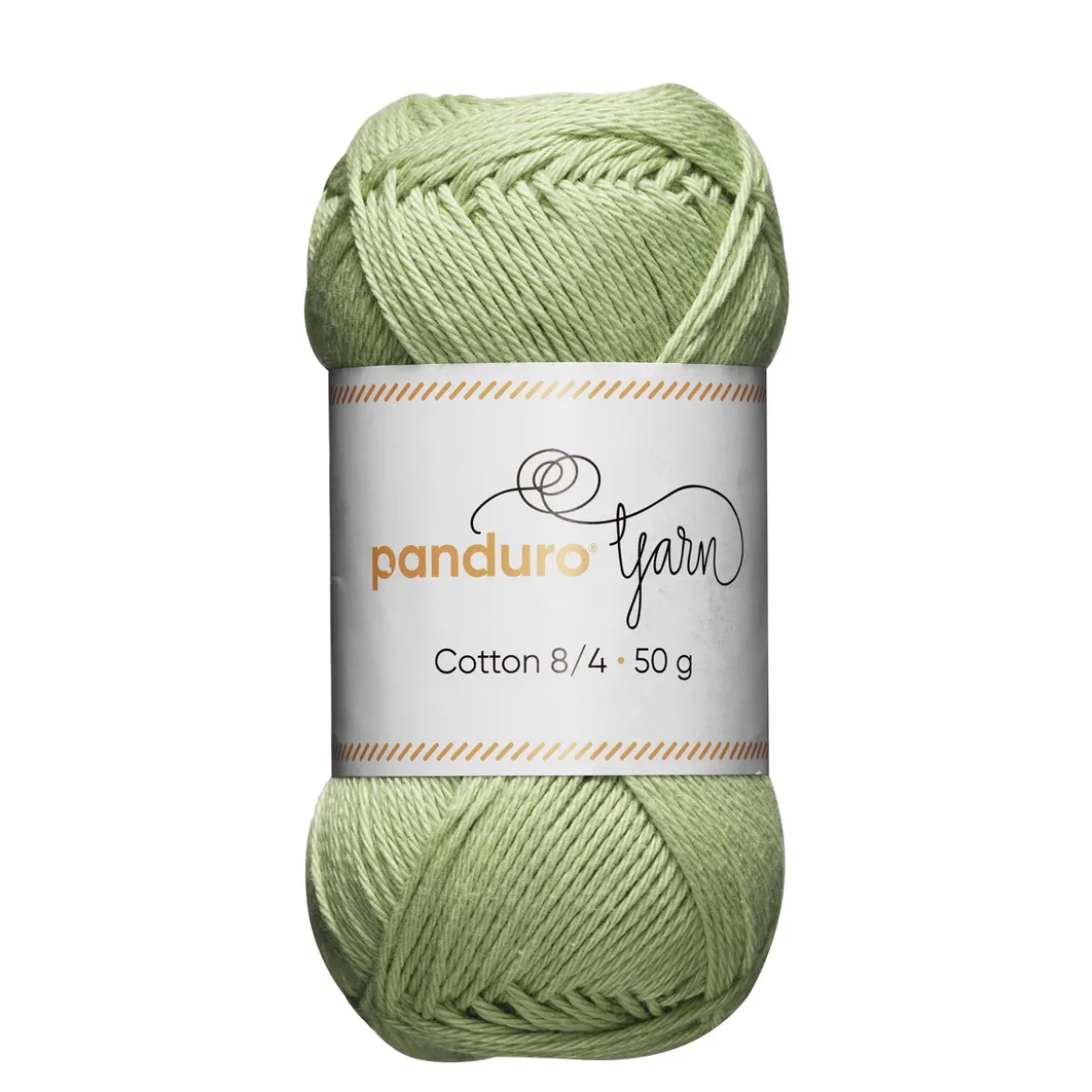 Garn Cotton 8/4 50 g pastellgrønn