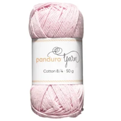 Garn Cotton 8/4 50g Rosa