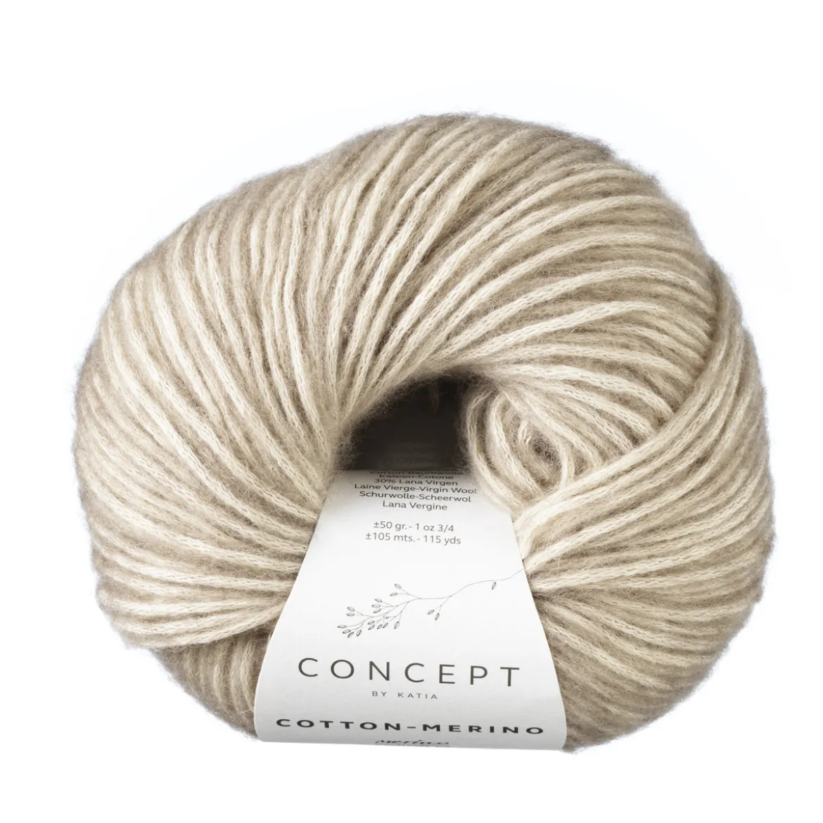 Garn Cotton Merino 50 g beige 104