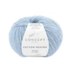 Garn Cotton Merino 50 g lyseblå 131