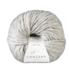 Garn Cotton Merino 50 g lysegrå 106