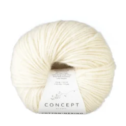Garn Cotton Merino 50 g natur 100