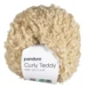 Garn Curly Teddy 50 g beige
