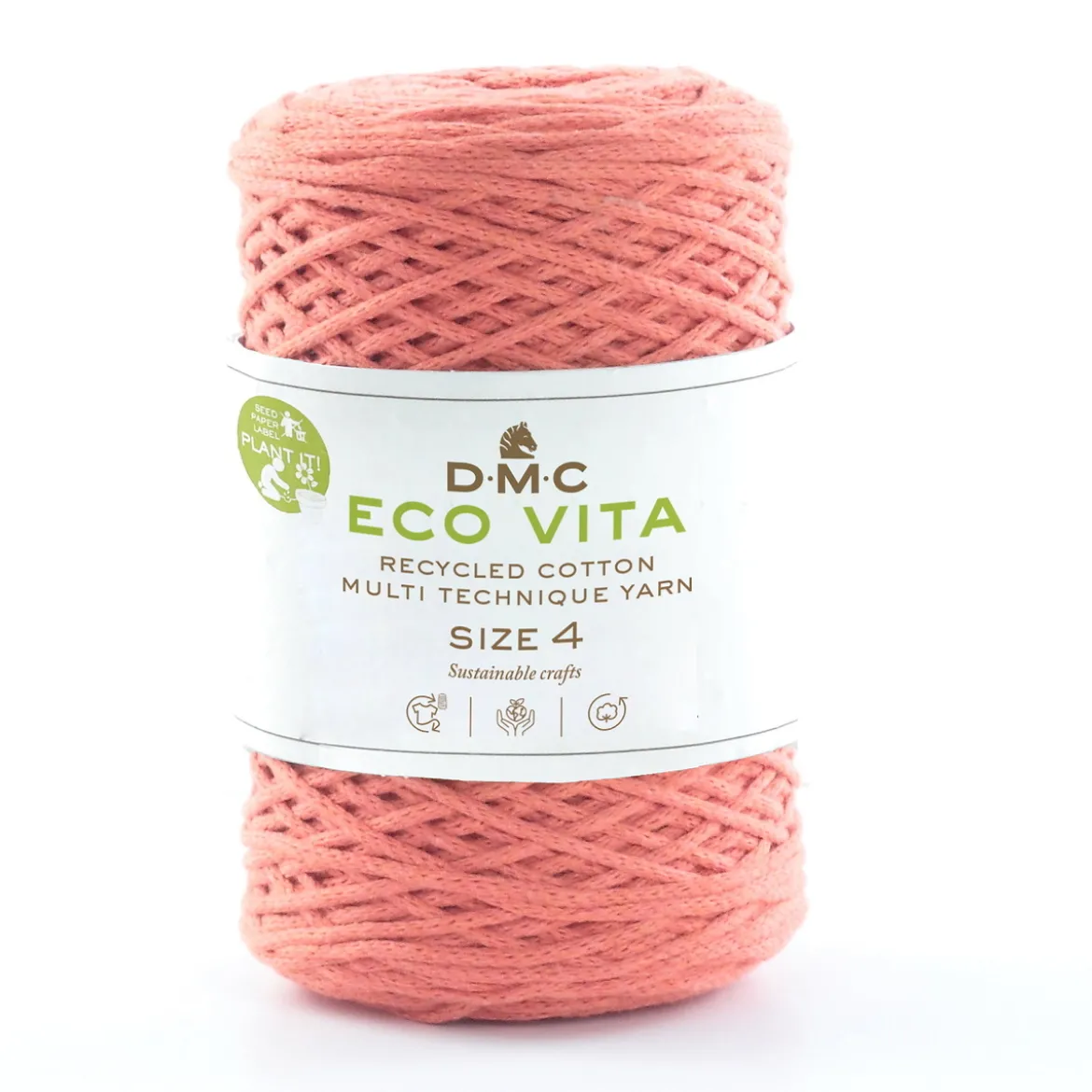 Garn DMC Eco Vita 4 250 g – aprikos 015