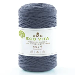 Garn DMC Eco Vita 4 250 g – jeansblå 077