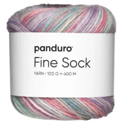 Garn Fine Sock 100 g pastellfarger