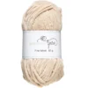 Garn Fine Velvet 50 g beige – fløyelsmykt og himmelsk mykt garn