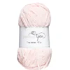 Garn Fine Velvet 50 g lyserosa – fløyelsmykt og himmelsk mykt garn