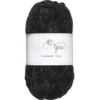Garn Fine Velvet 50 g svart – fløyelsmykt og himmelsk mykt garn