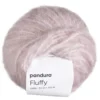 Garn Fluffy 50 g pudderrosa