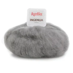 Garn Ingenua 50 g grå