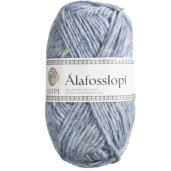 Garn Istex Alafosslopi 100 g lyseblå – 0008 Light denim heather