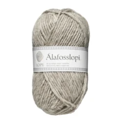 Garn Istex Alafosslopi 100 g musebeige – 0086 Light beige heather
