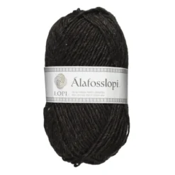 Garn Istex Alafosslopi 100 g svartgrå – 0052 Black sheep heather