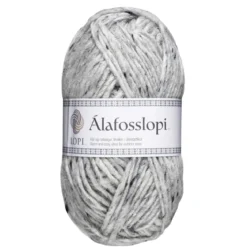 Garn Istex Alafosslopi 100 g tweed – 9974 Light grey tweed