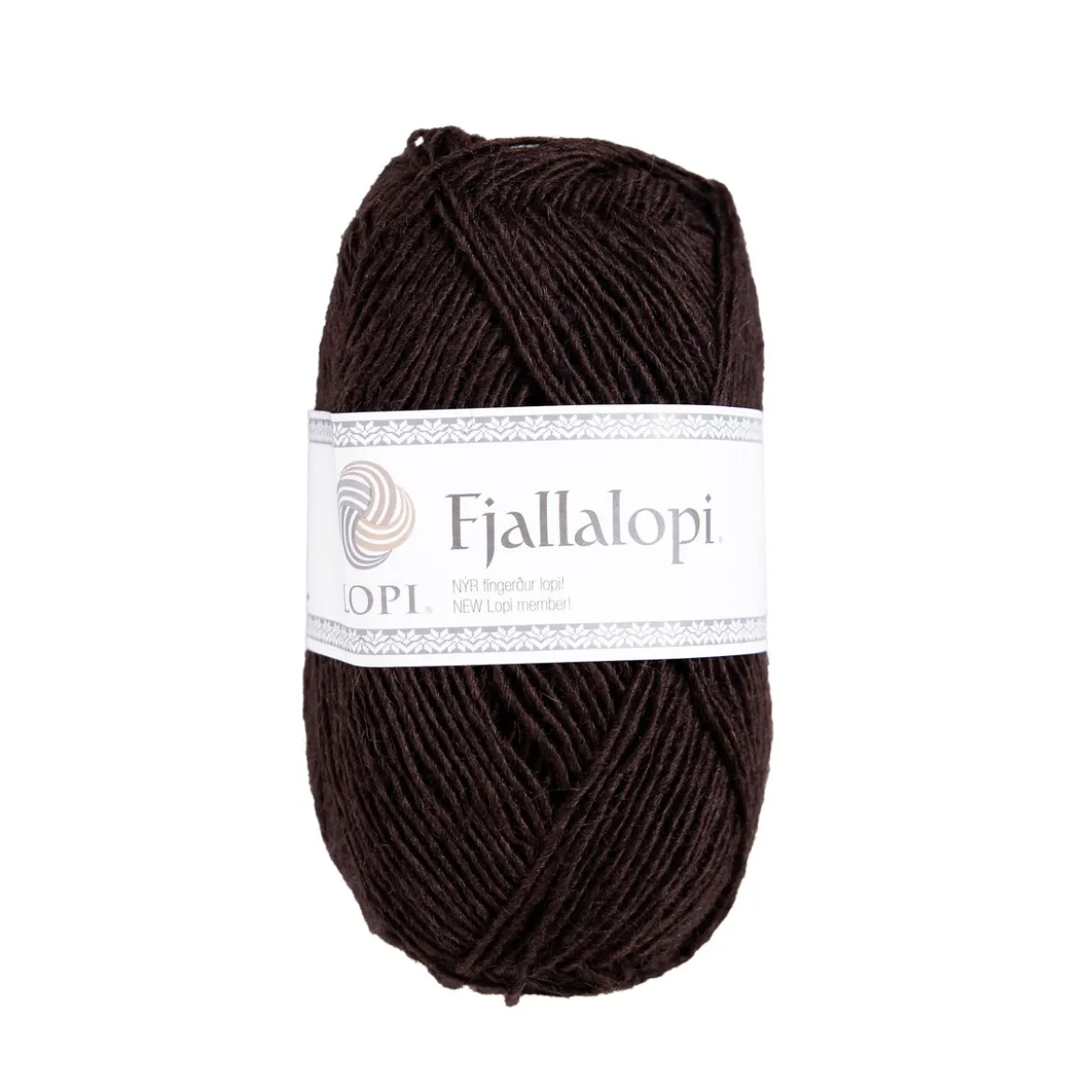 Garn Istex Fjallalopi 50 g mørkebrun – Deep brown 3003