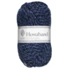 Garn Istex Hosuband 100 g blå/svart – Blue-black 0226