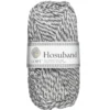 Garn Istex Hosuband 100 g hvit/grå – Grey-white 0224