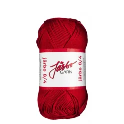 Garn Järbo 8/4 50 g rød – 32011 Red