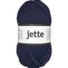 Garn Järbo Jette 50 g mørkeblå – 26308 Victory blue