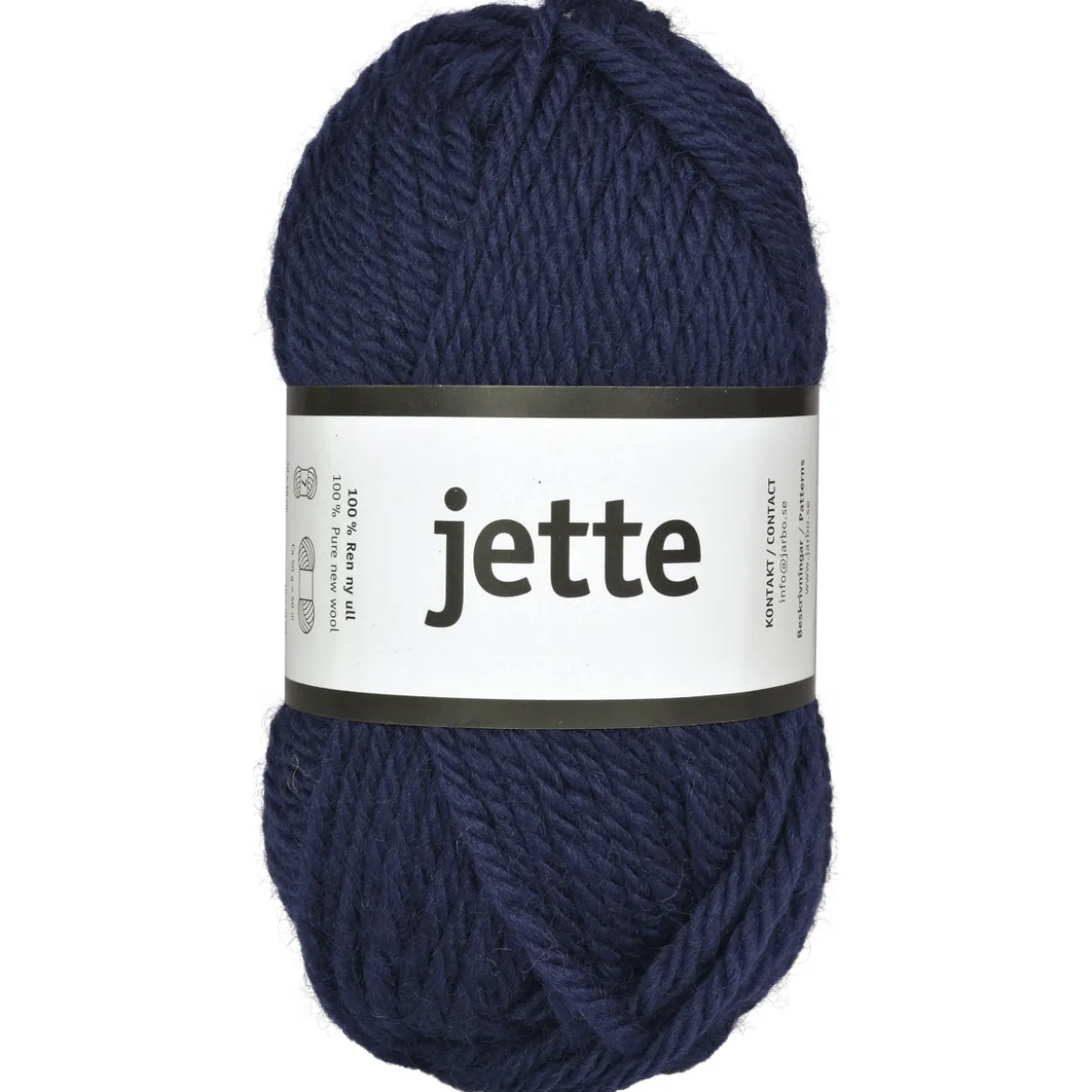 Garn Järbo Jette 50 g mørkeblå – 26308 Victory blue